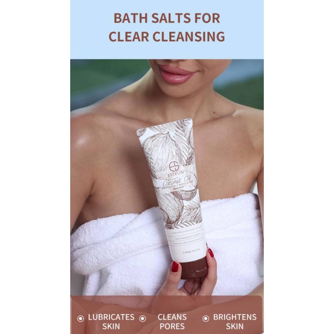 Estelin Vitamin E Coconut Oil Bath Salts 400g