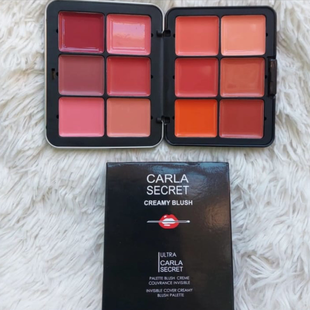Most Trendy Carla Secret 8 Color Creamy Blush Palette