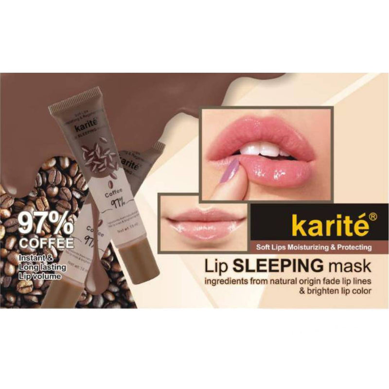 Karite Lip Sleeping Mask With Coffee Extract 18ml