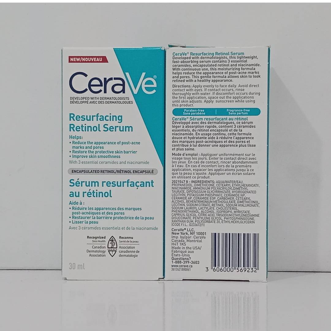CERAVE RESURFACING RETINOL SERUM 30ML - FRANCE