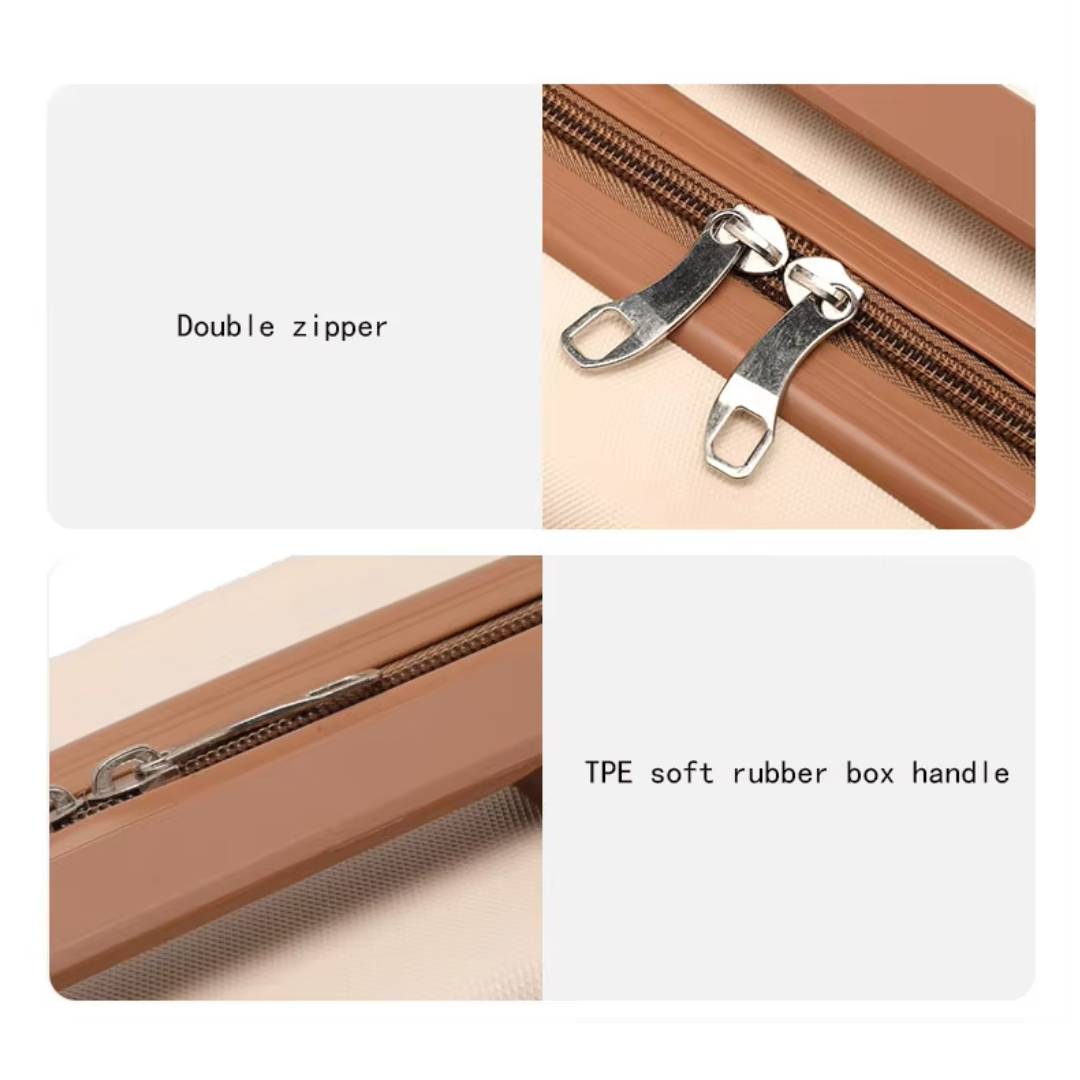 Multipurpose Briefcase Shape Portable Mini Cosmetic Makeup Storage Bag Suitcase