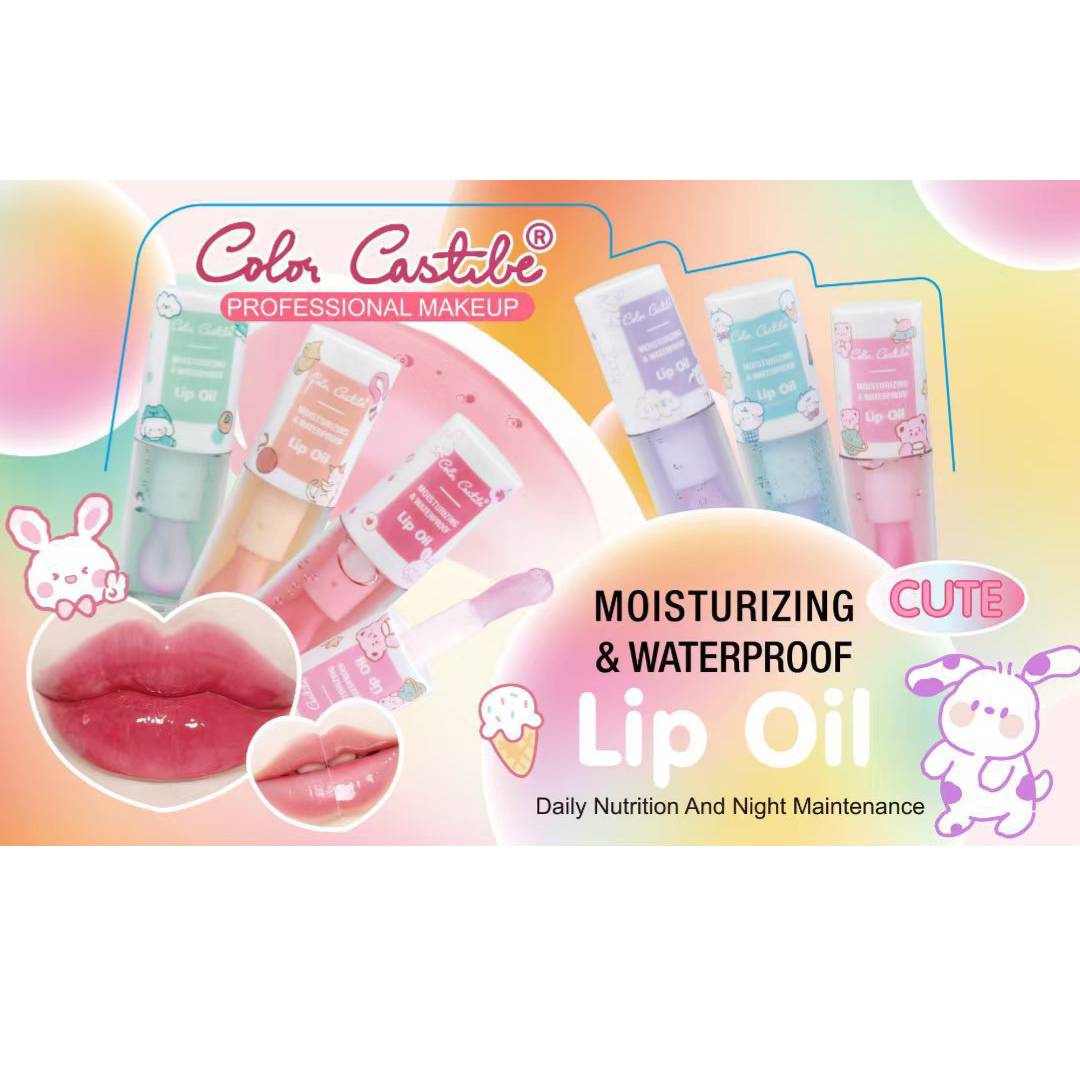 Color Castle Moisturizing And Waterproof Lip Oil (Each)