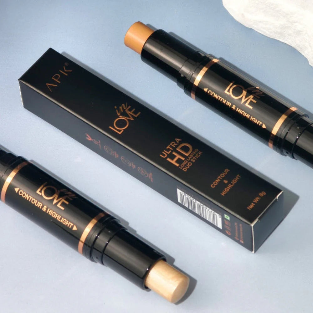 Apk In love Ultra Hd Long Lasting Duo Contour Highlighter Stick