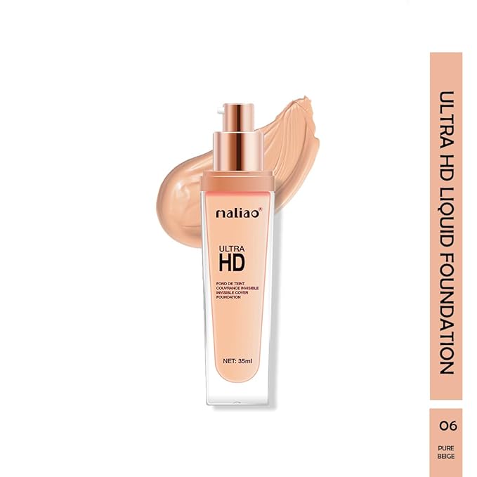 Maliao Ultra HD Fond De Teint Invisible Cover Foundation Full Coverage Flawless Finish