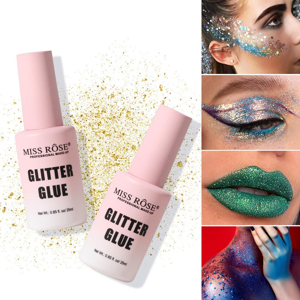 Miss Rose 21 Color Eyeshadow Palette + True Match Foundation + 15 Color Lipstick Matte Lip Cream Palette + 3 Colors Eyebrow Powder + Glitter Glue 25ml Long Lasting Waterproof + Glamour Eyeliner + Funky Mascara
