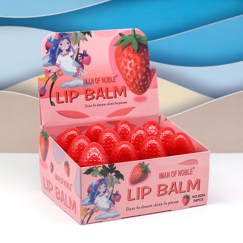 Strawberry Lip Balm 4Pcs Set