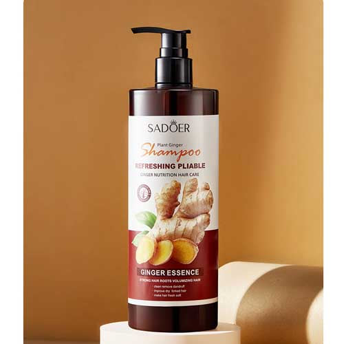 Sadoer Plant Ginger Refreshing Pliable Ginger Essence Shampoo Hair Care 500ml