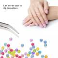 Stainless Steel Nail Tweezers Multi Purpose Function Acrylic Nails Shaping Tweezer Clip Nail Art Tool