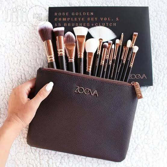 Zoeva Rose Golden Complete Brushes Set - 15 pcs