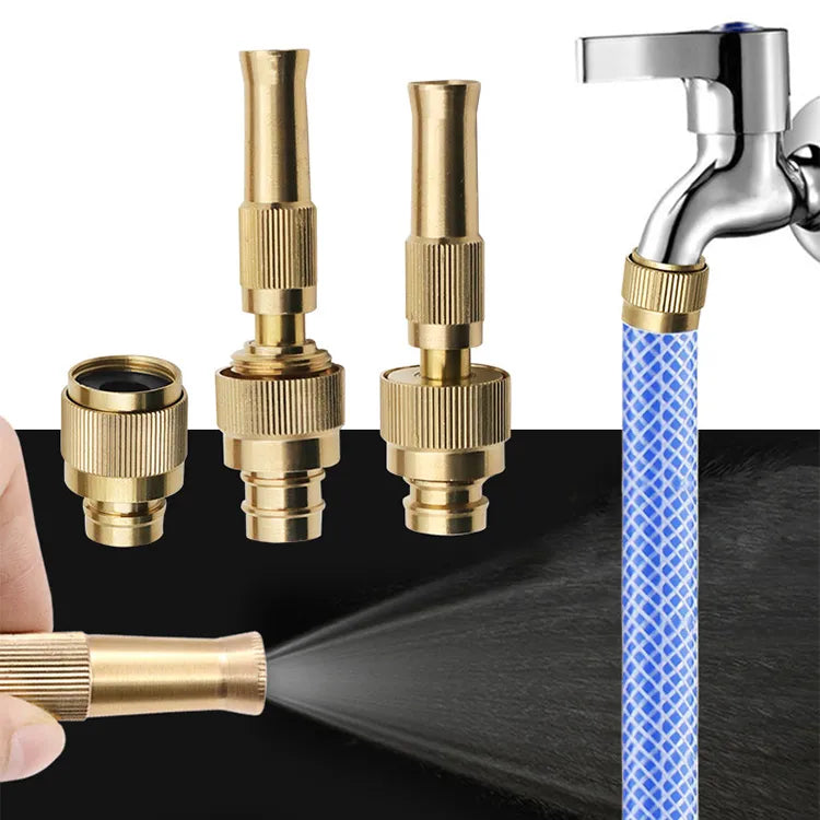 High Pressure Brass Nozzle Full Copper Material Integrated Direct Water Spray Nozzle Gun (high return)