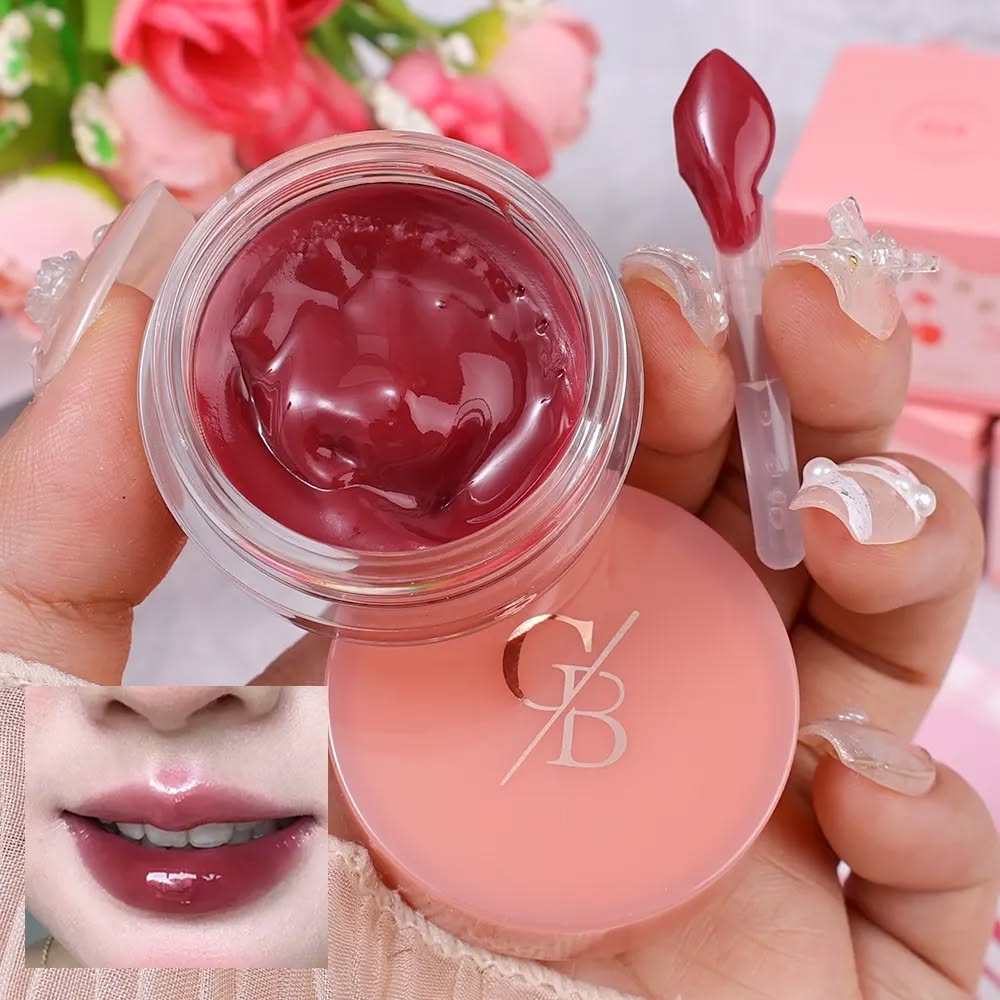 Gege Bear Jam Lip Honey Moisturizing and Shiny Lip Balm Jar