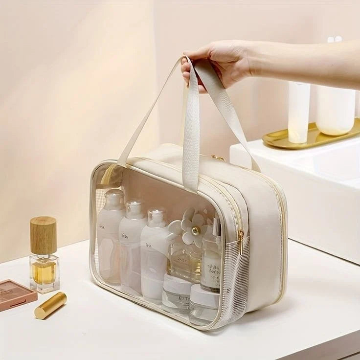 Multifunctional Portable New PVC Transparent Makeup Cosmetic Bag Organizer