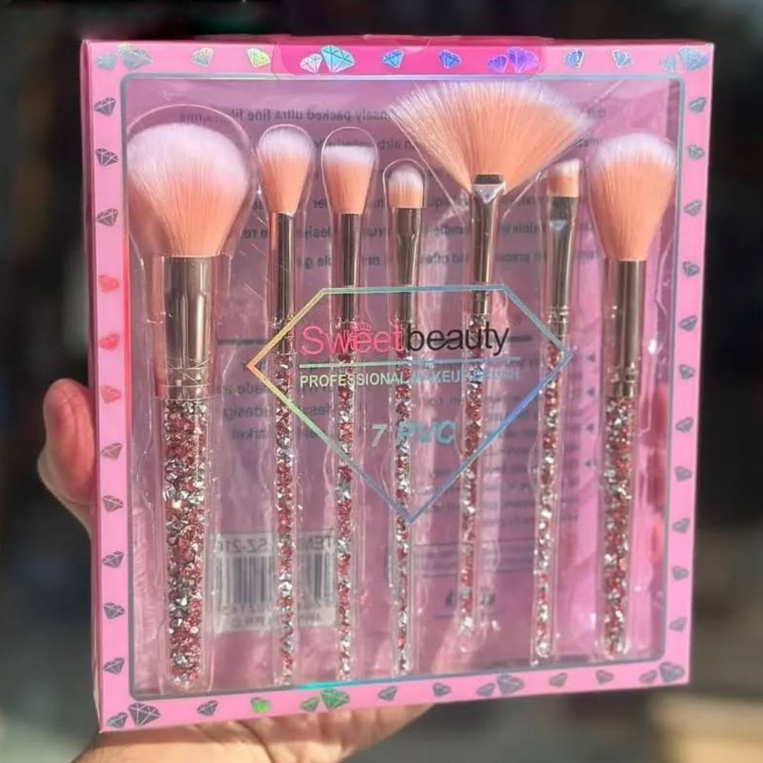 Sweet Beauty Makeup Brush 7pcs Set