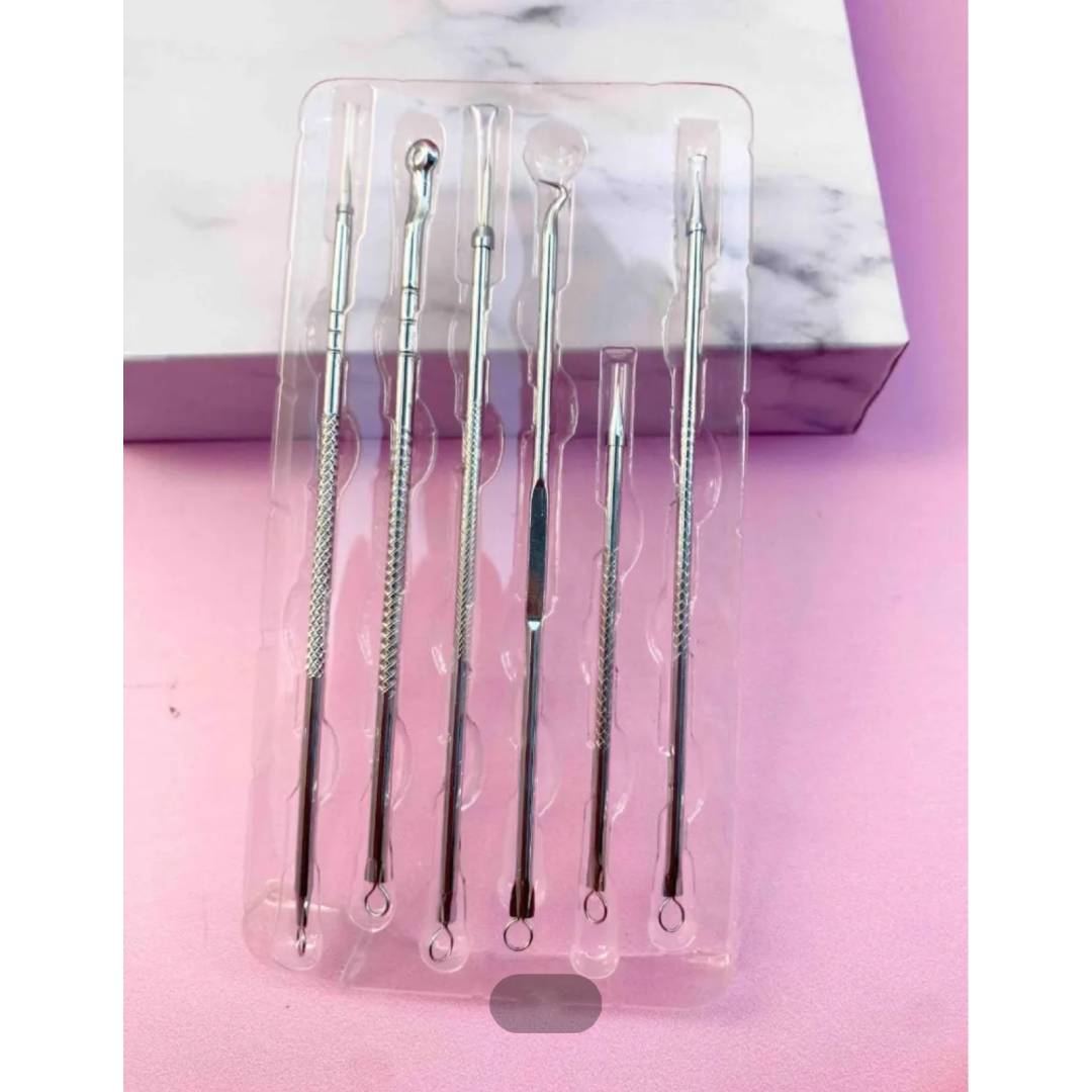 Sweet Beauty Black Head Remover Acne Needle 6Pcs Kit