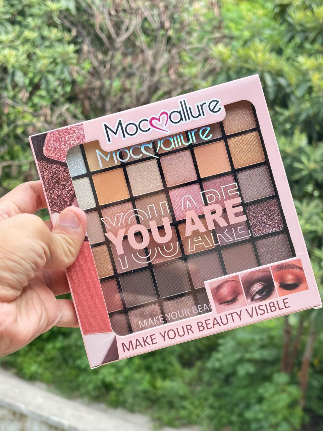 Mocallure 36 Color You Are Beautiful Eyeshadow Palette 30 Shimmer & Nude Shades