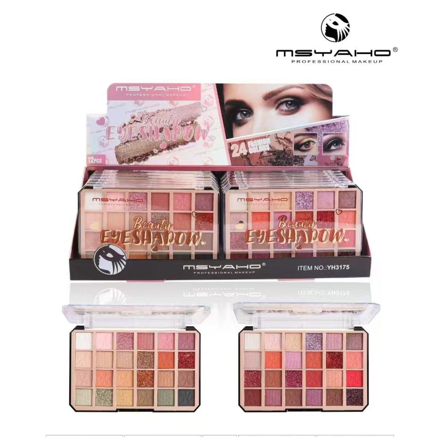 Msyaho Beauty Eyeshadow Palette 24 Colors