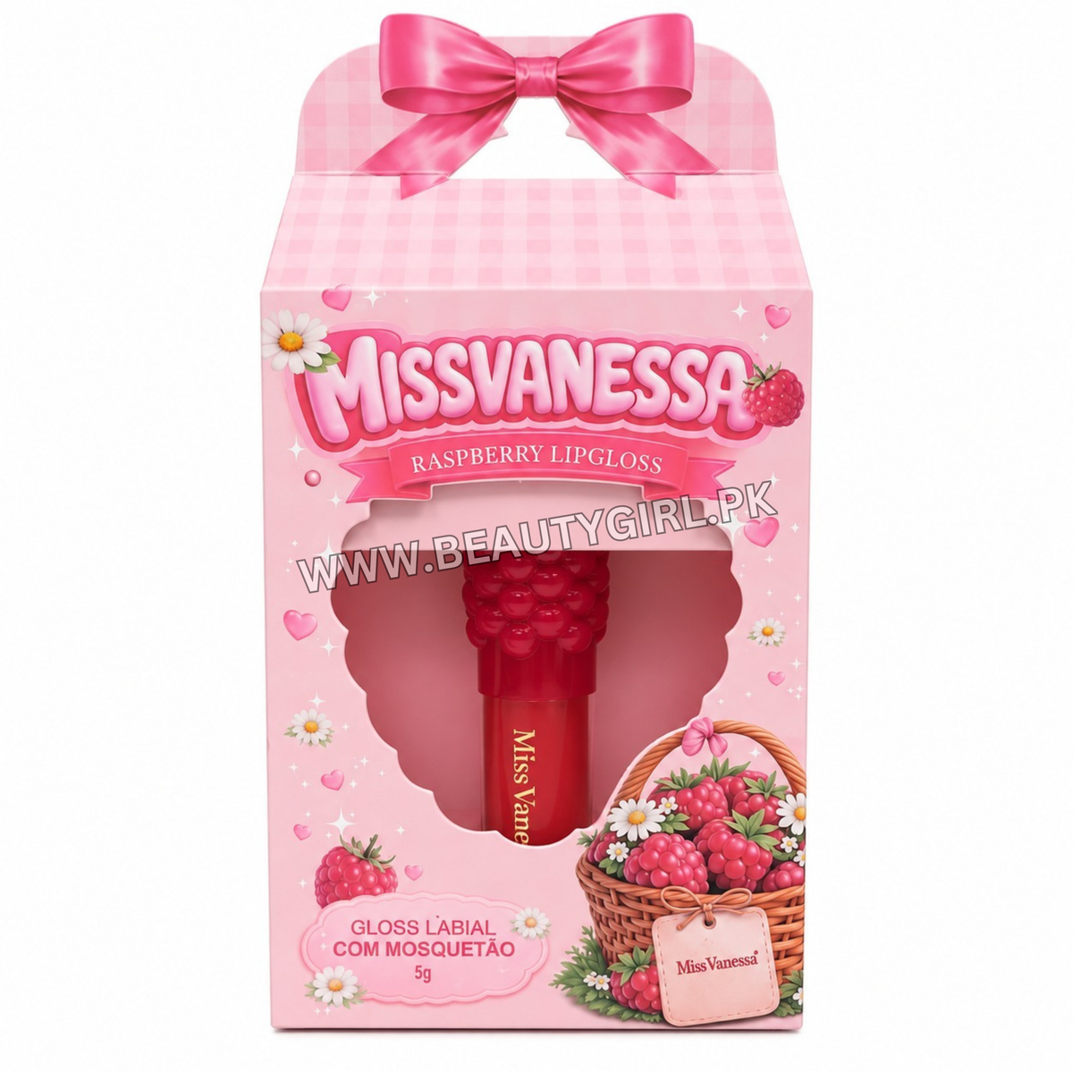 Miss Vanessa Raspberry Lip Gloss