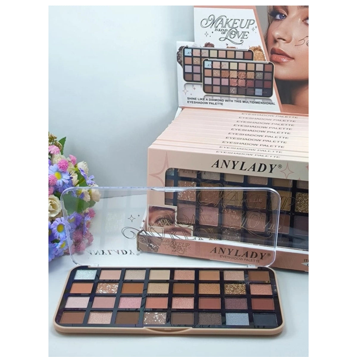 Anylady Makeup Is Kind Of Love 32 Color Eyeshadow Palette 8267