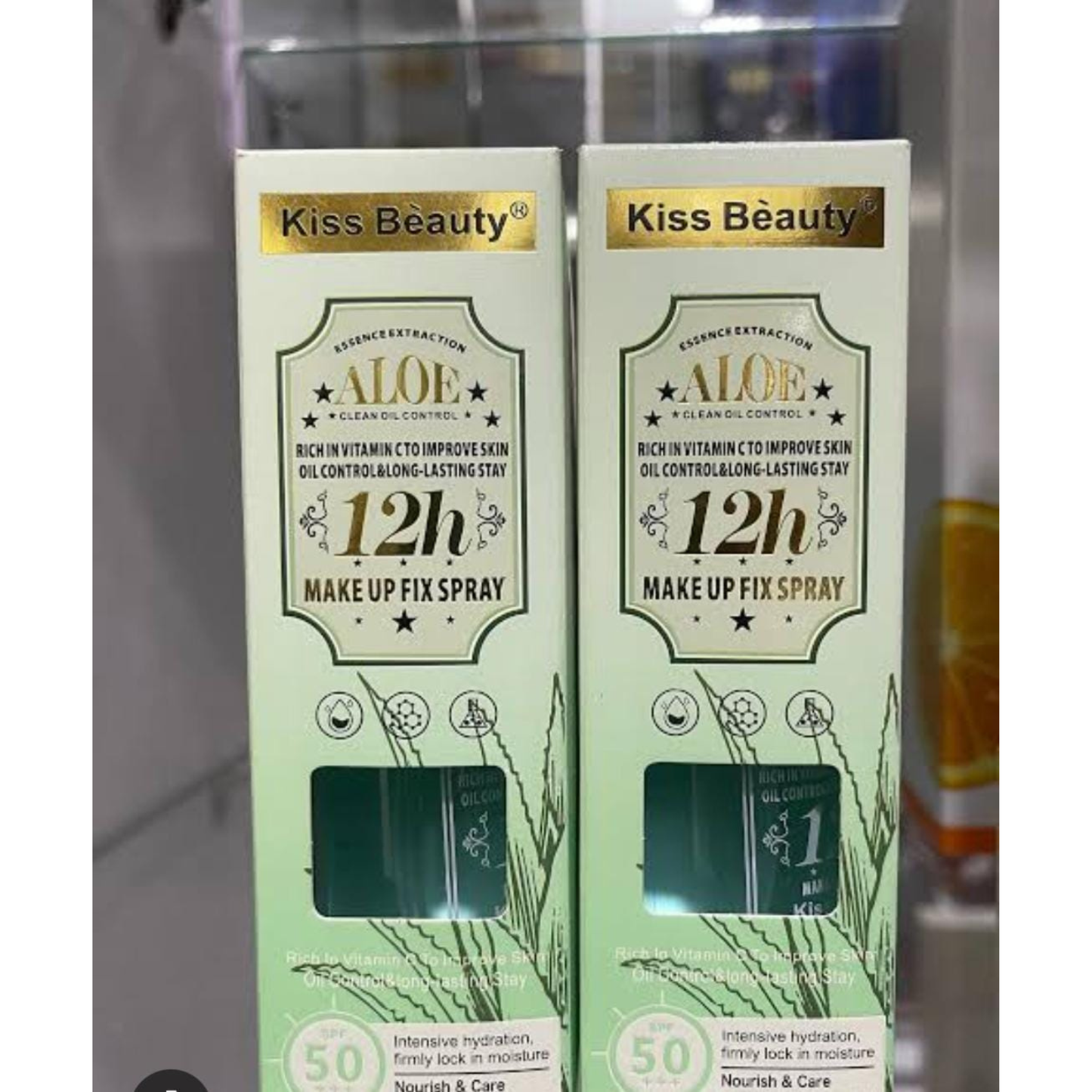 Kiss Beauty Makeup Fix Spray Aloe Vera