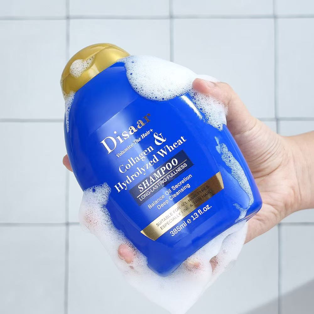 Volumize The Hair Collagen And Hydrolyzed Wheat Shampoo 385 ML