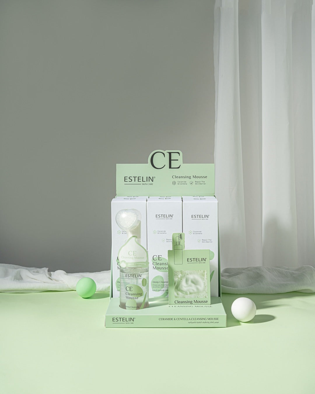 Esteline Ceramide And Centella Cleansing Mousse