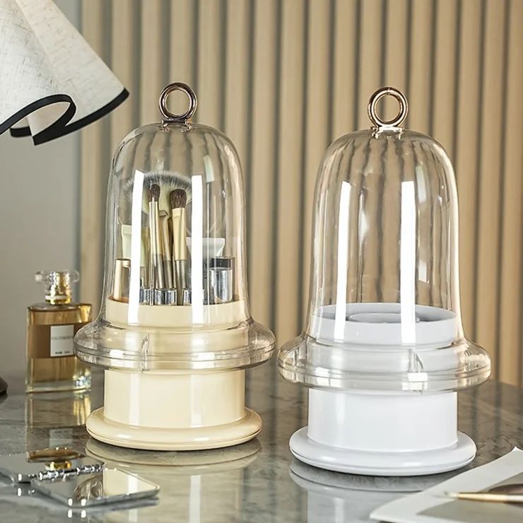 New Rotating Cosmetics & Makeup Brush Organizer