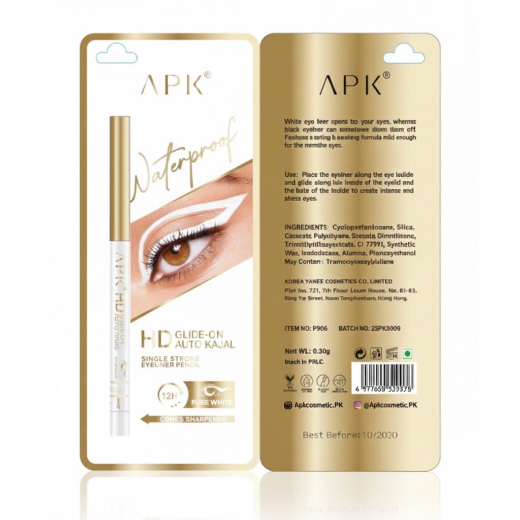 APK Waterproof HD Auto White Kajal Single Stroke
