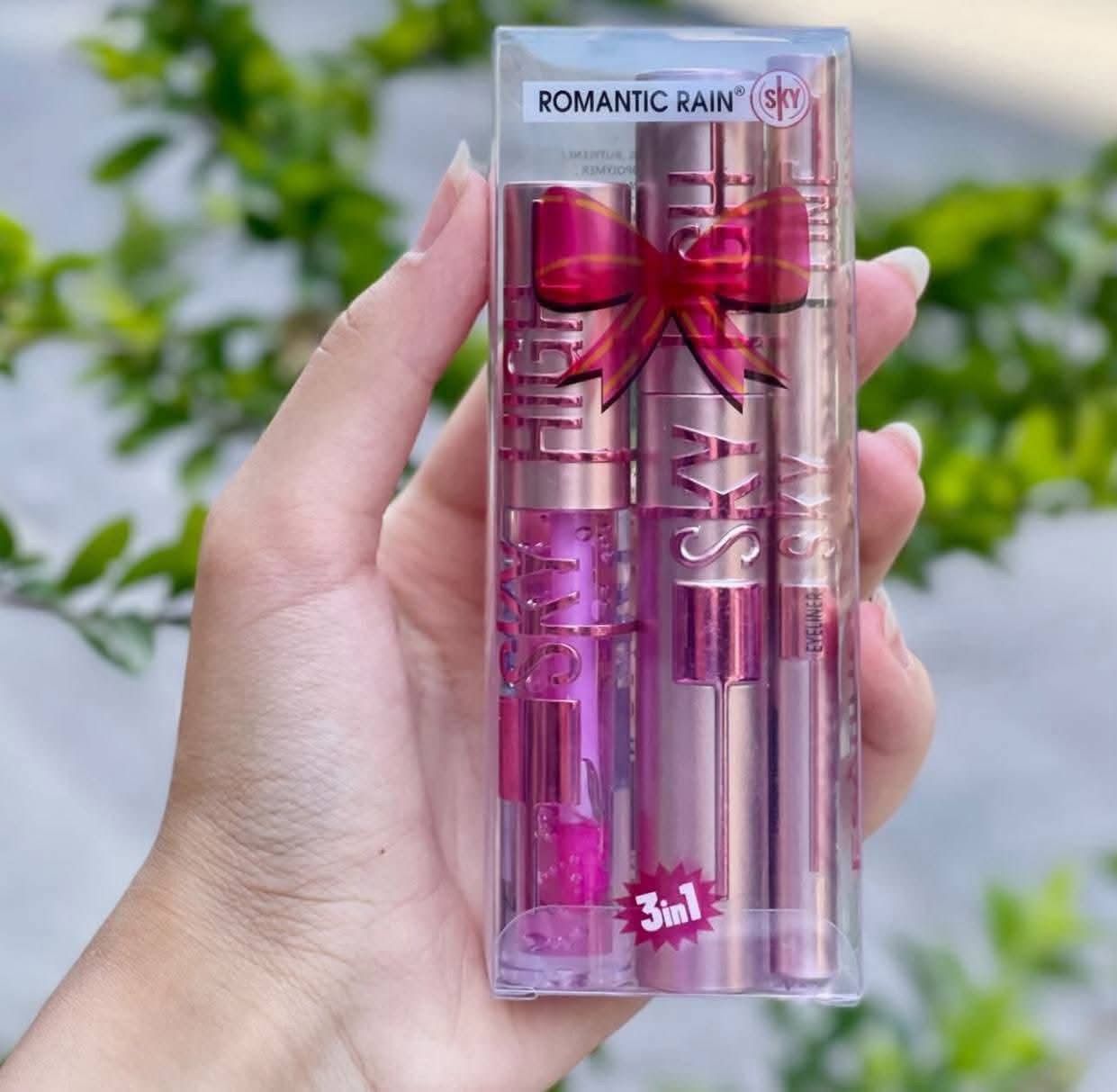 Romantic Rain Sky High Glow 3 Piece set