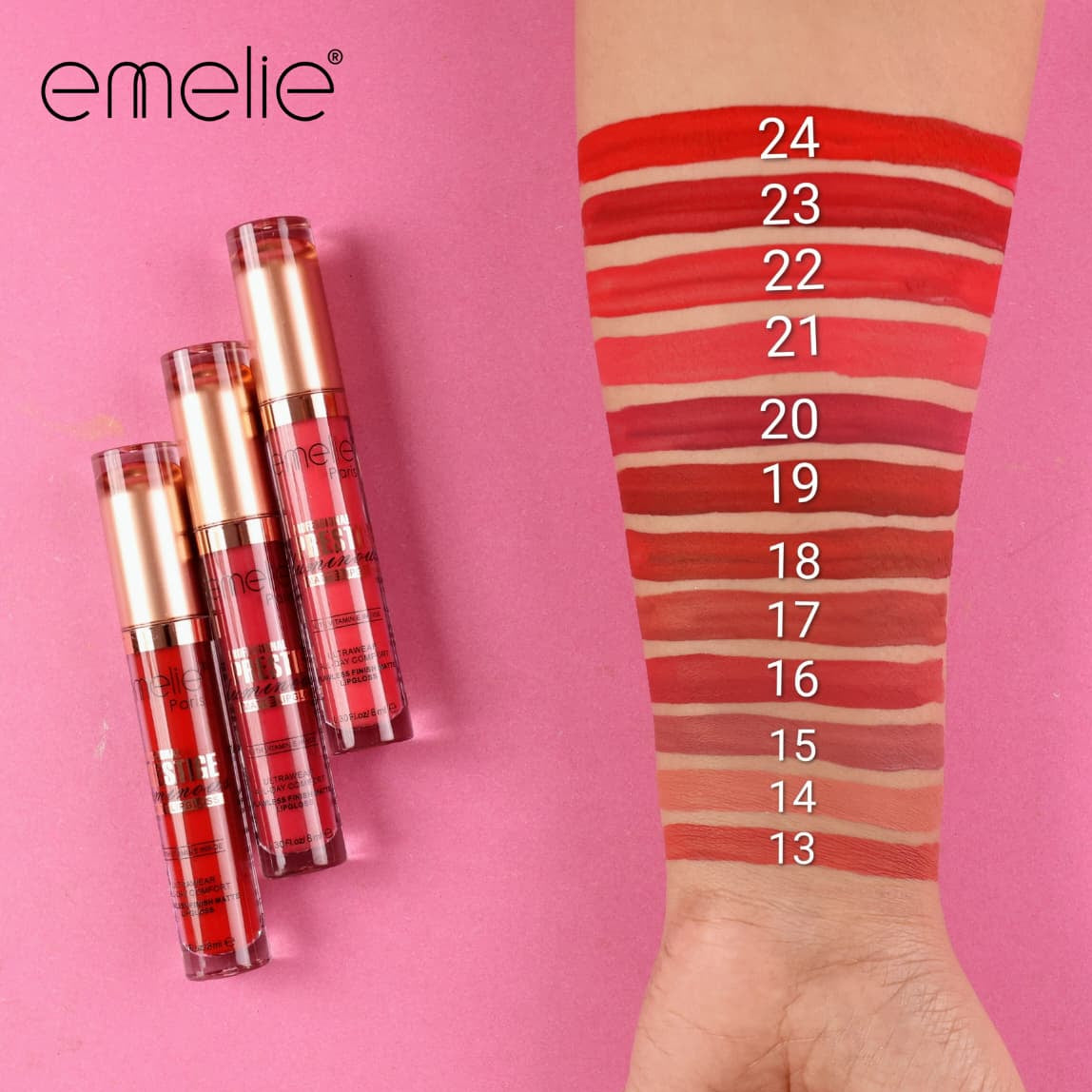 Emelia Paris Flawless Finish Matte LipGloss