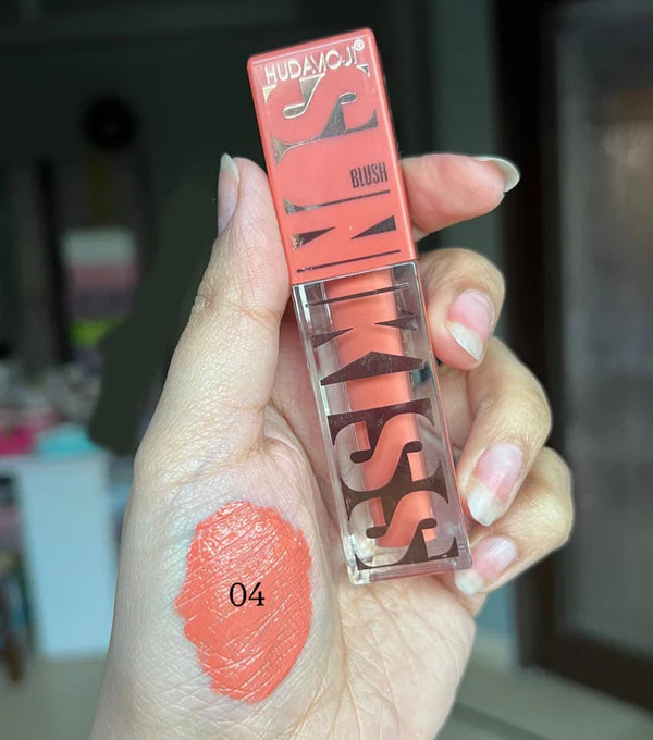 Hudamoji Sunkiss Liquid Blush 4 Pcs Set