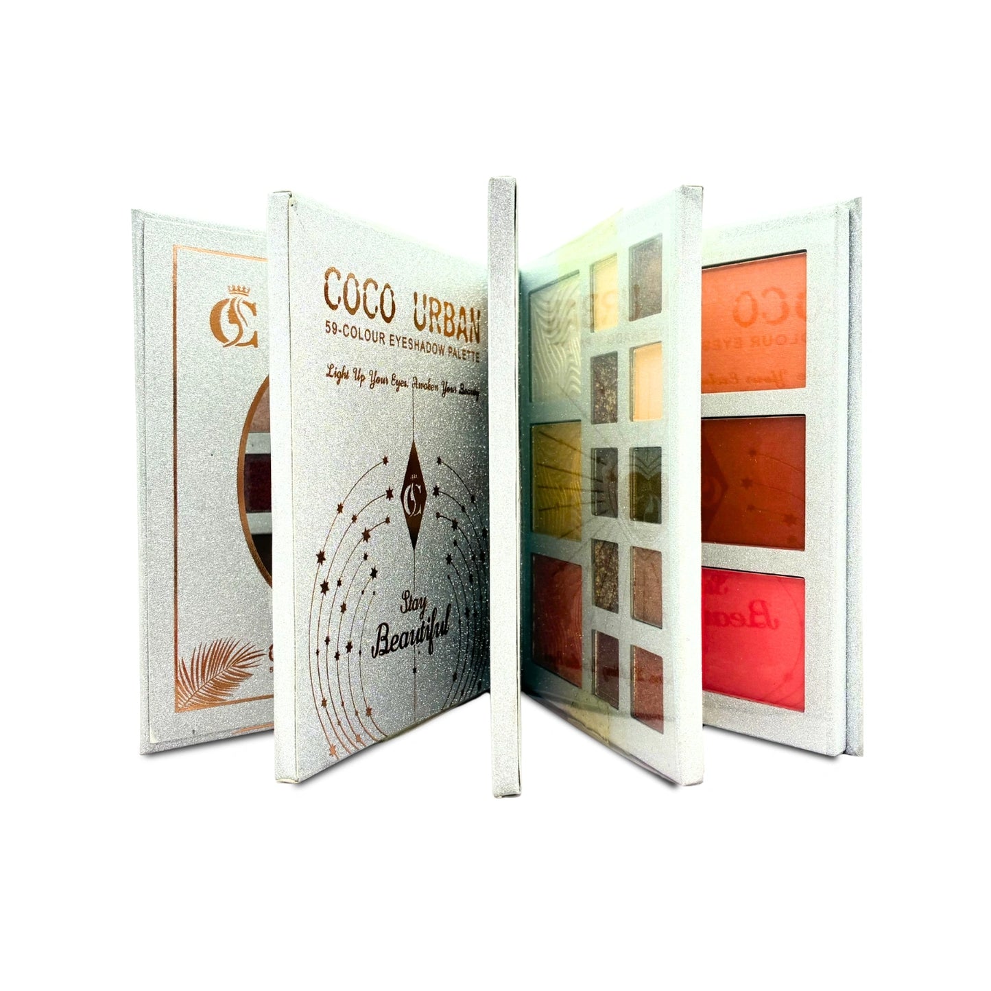 Coco Urban All In One 4 Fold Eyeshade Professional Makeup Palette