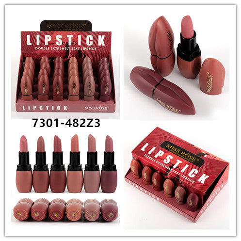 Miss Rose New Lip Shape Lipstick 6Pcs Set