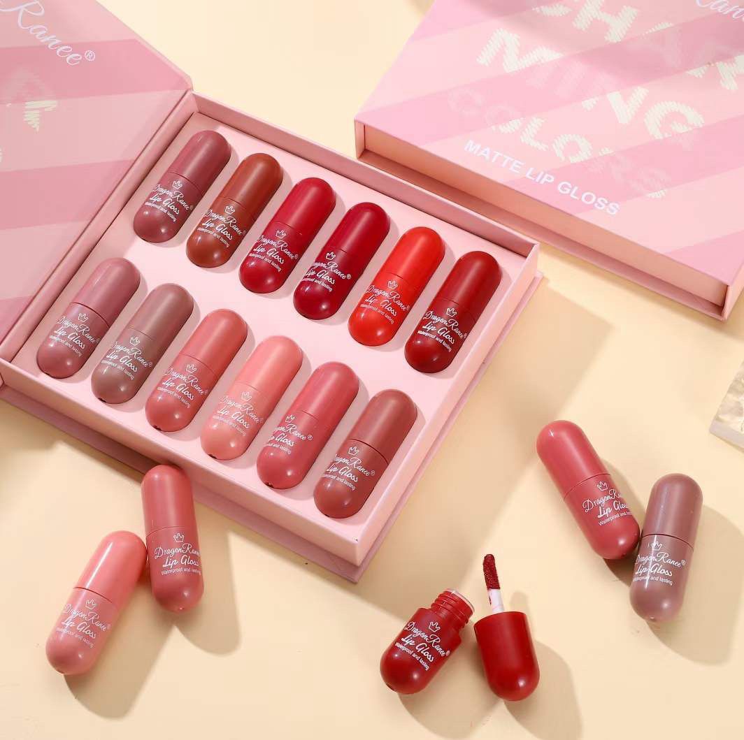 Dragon Ranee 12Pcs Lip Gloss