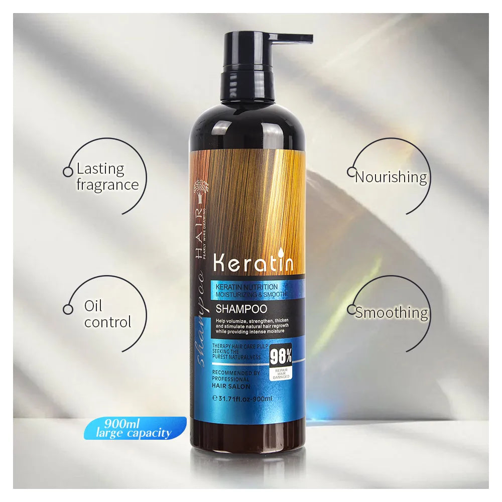 Keratin Straightening Sulfate Free Hair