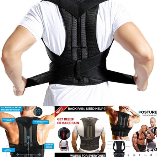 Posture Corrector helps to relief pain from Upper and Lower Back