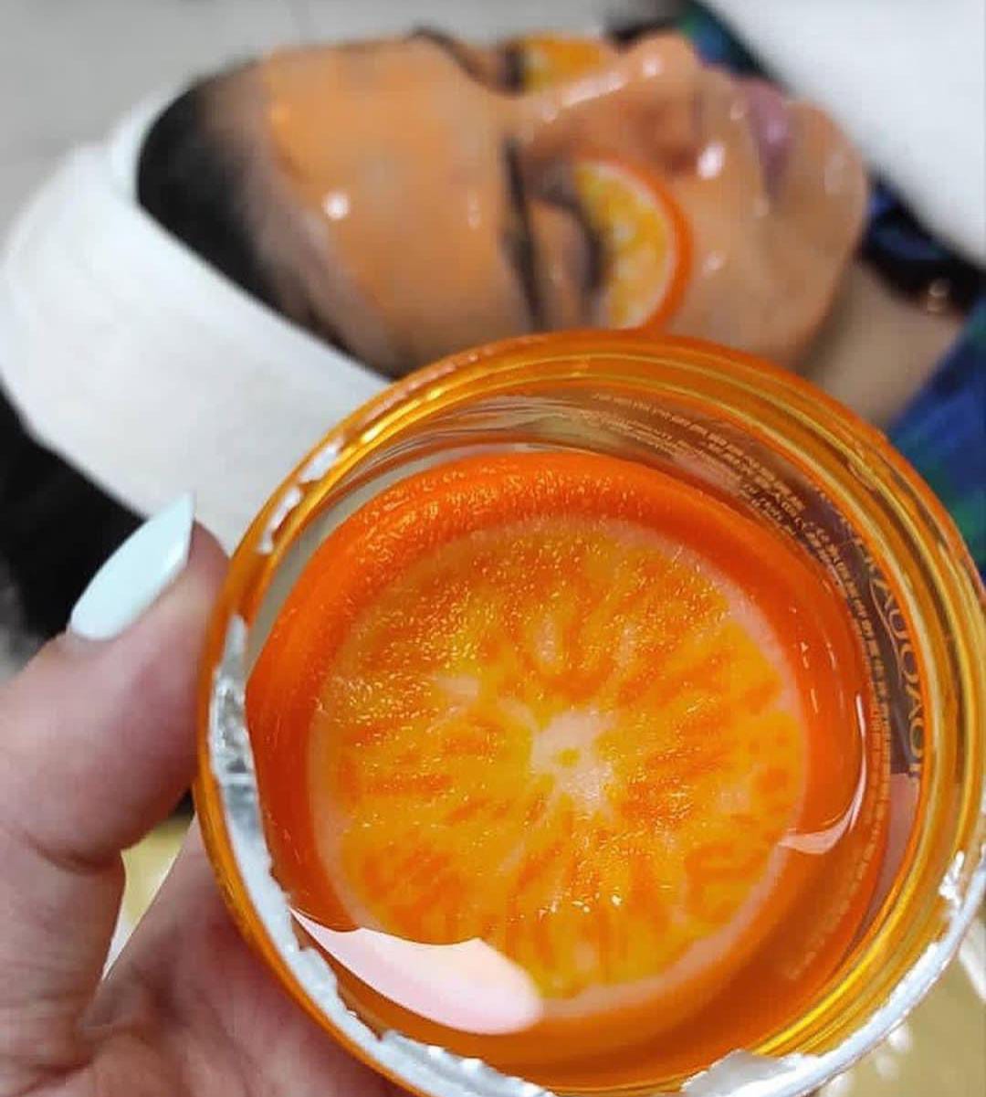 BIOAQUA Orange Extract Vitamin C Essence Eye Mask
