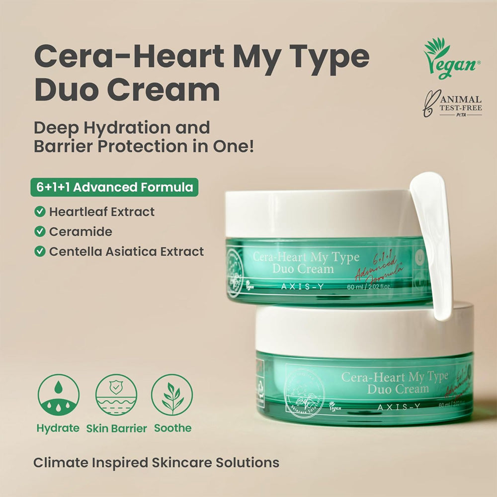 AXIS-Y CERA-HEART MY TYPE DUO CREAM 60ML
