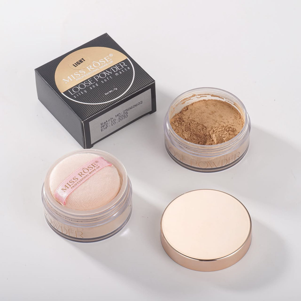Miss Rose Loose Powder – Silky & Soft Matte Finish