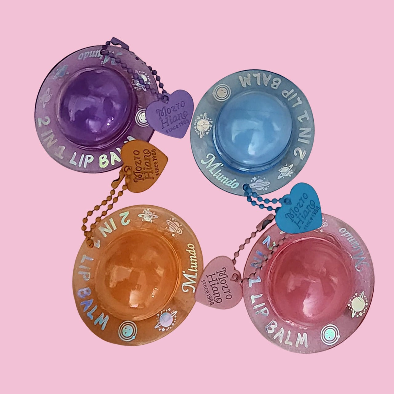 Miundo 2in1 Space Lip Balm 4pcs Set