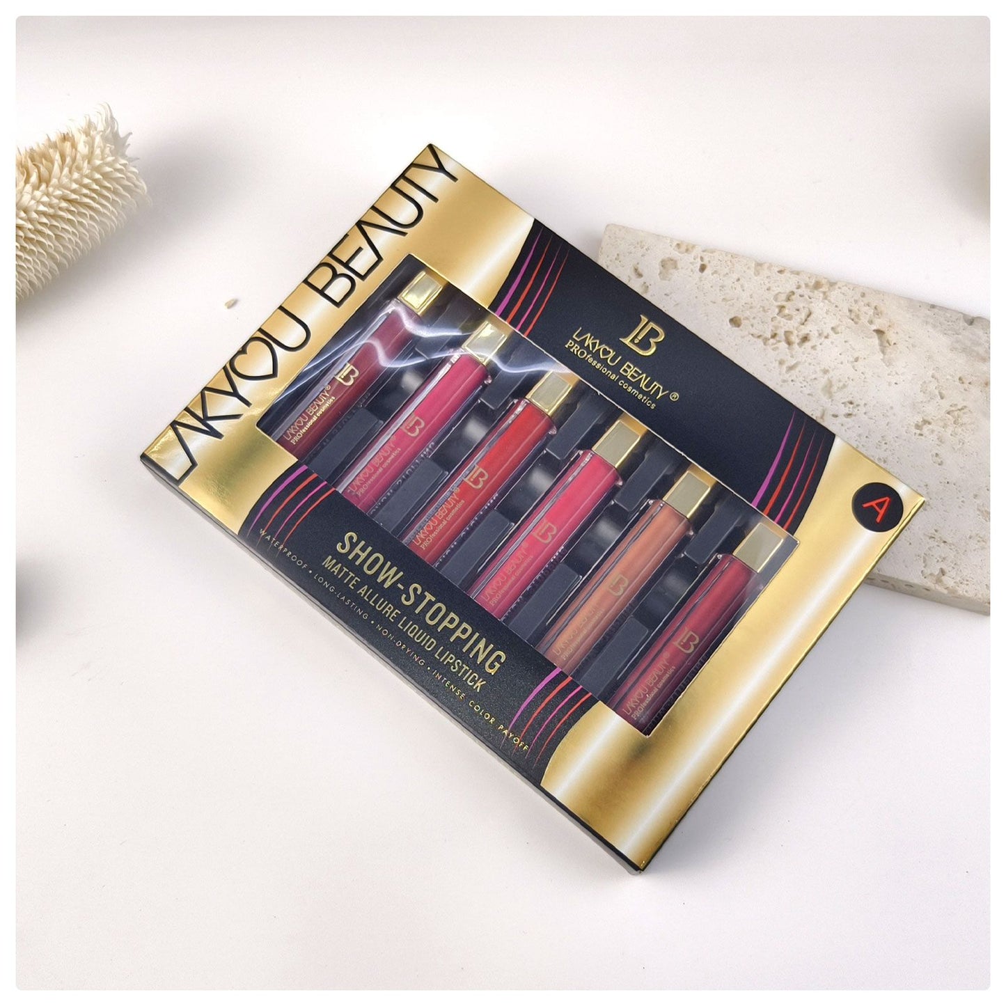 Lakyou Beauty Matte Allure Liquid Lipstick Pack Of 6Pcs