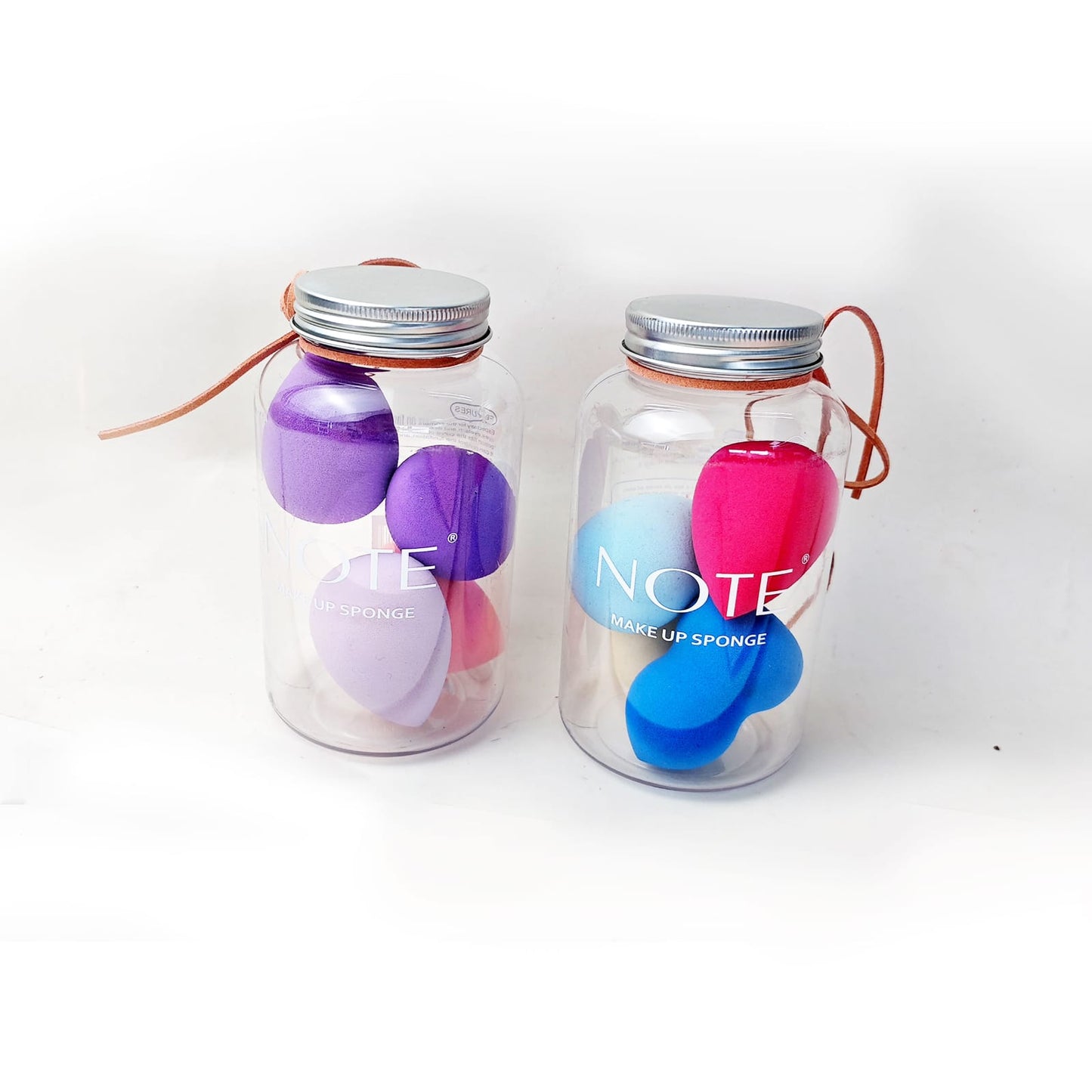 Note Makeup Sponge Blender Puff Jar