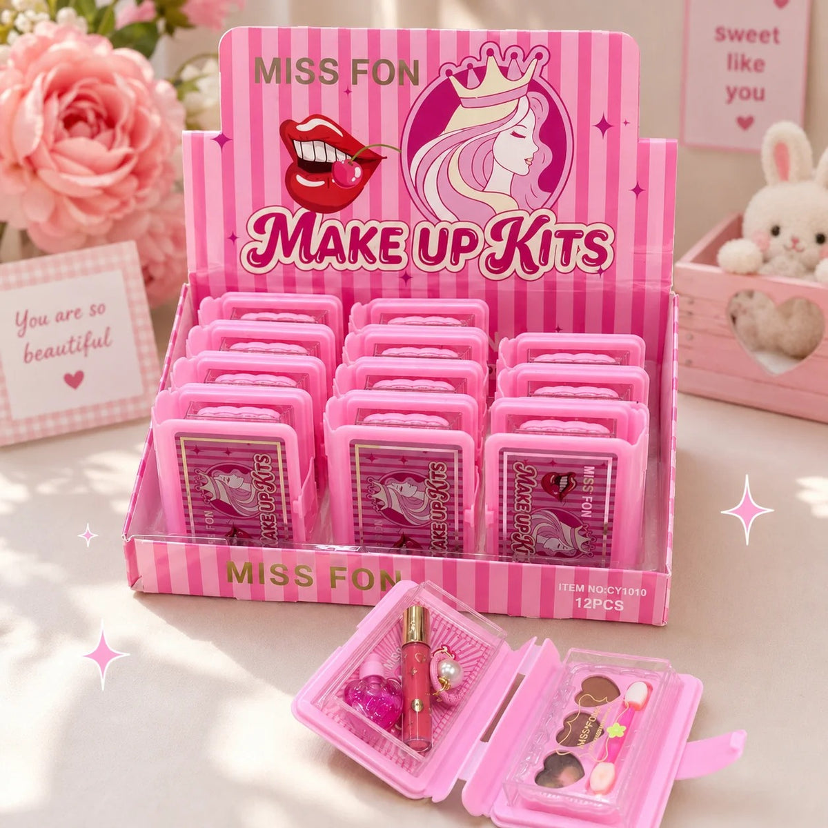 Miss Fon 3-in-1 Makeup & Perfume Kit