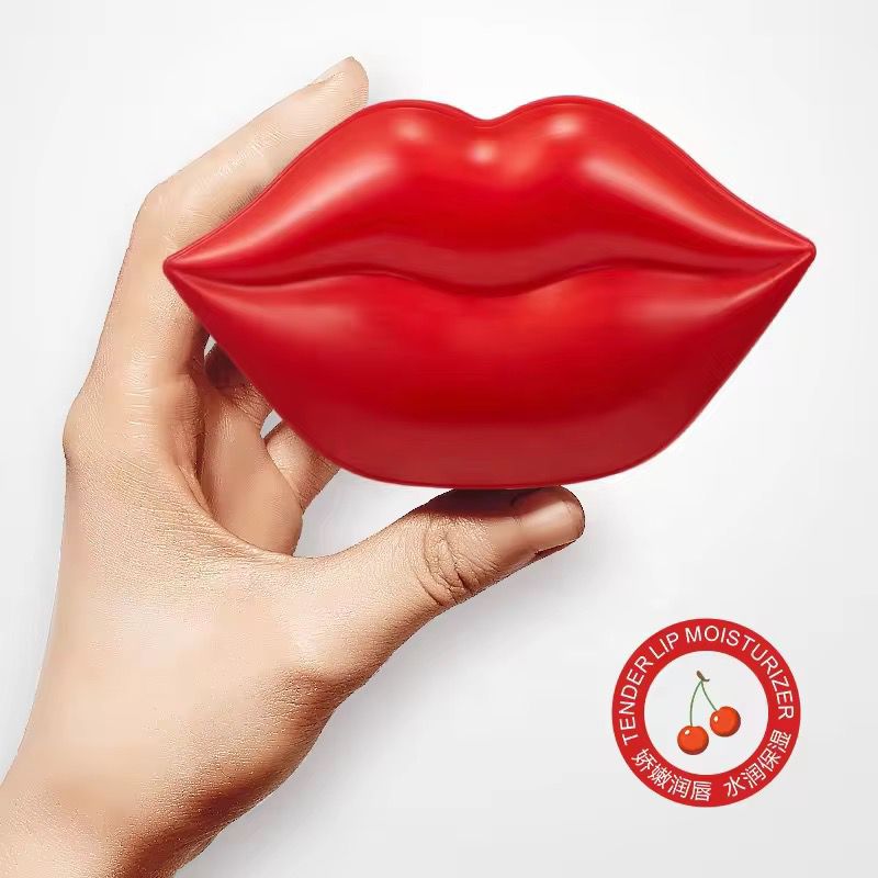 ZHIDUO Pink Lip Shaped Mask Sheets Moisturizing Anti-Wrinkle Korean Peeling Lip Sleeping Mask