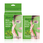 Dear She Real Natural Green Tea Facial Mask Peel-Off Pack of 10