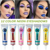 Neon Colors Eye Shadows Pack of 6