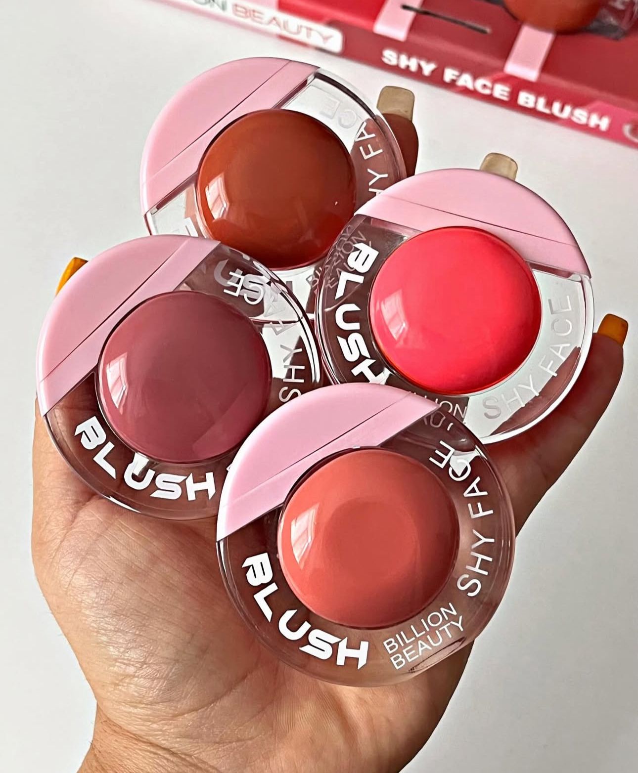 Billion Beauty New Style Shy Face Liquid Blush 4pcs Set