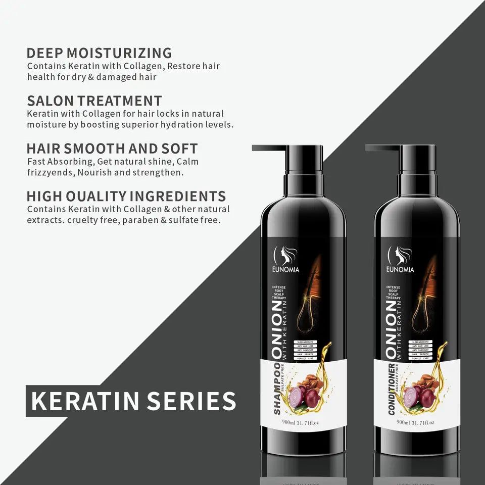 Eunomia Onion With Keratin Sulfate Free Shampoo 900ml
