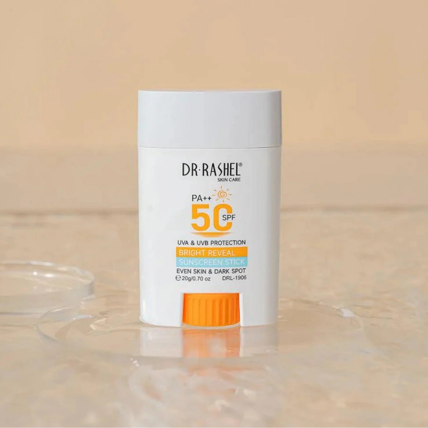 Dr Rashel Skin Care UVA & UVB Protection Bright Reveal Sunscreen Stick SPF50 PA++