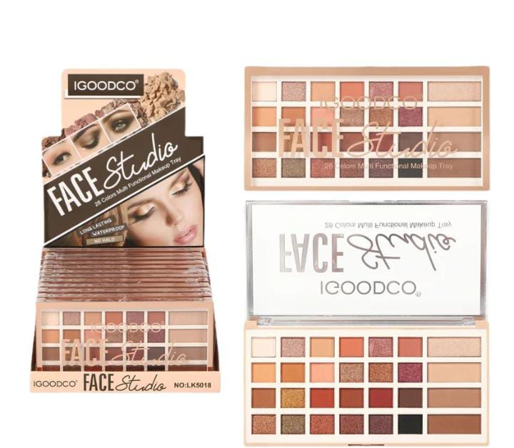 IGOODCO Face Studio 28-Color Eyeshadow Palette