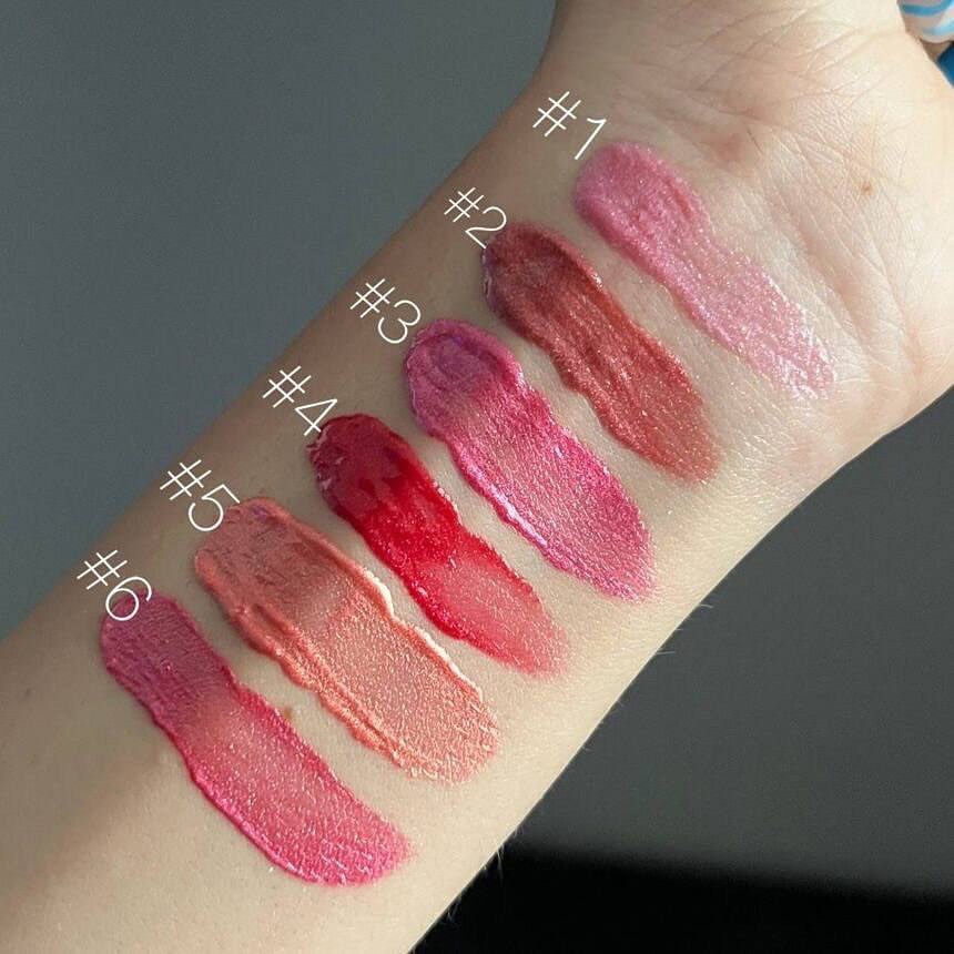 Color Castle Glow Lips Waterproof Long Lasting Lipgloss 6Pcs Set